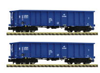 Fleischmann 830255 - N - 2-tlg. Offene Güterwagen-Set, Eanos, PKP Cargo, Ep. VI